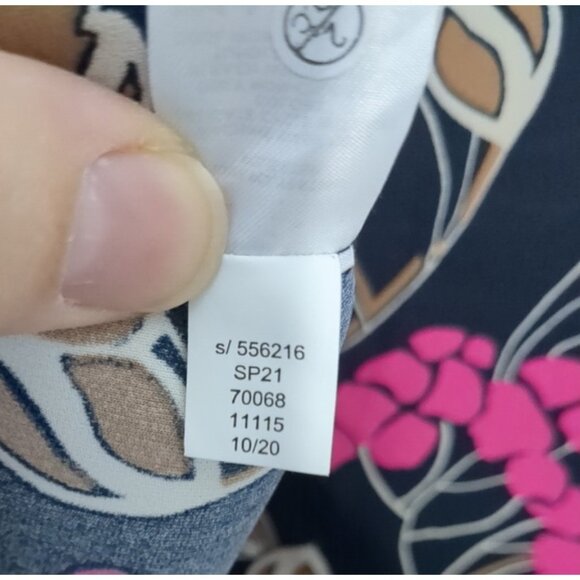 Ann Taylor Factory Womens Floral Long Sleeve Top Skirt Set Size L - Picture 8 of 13